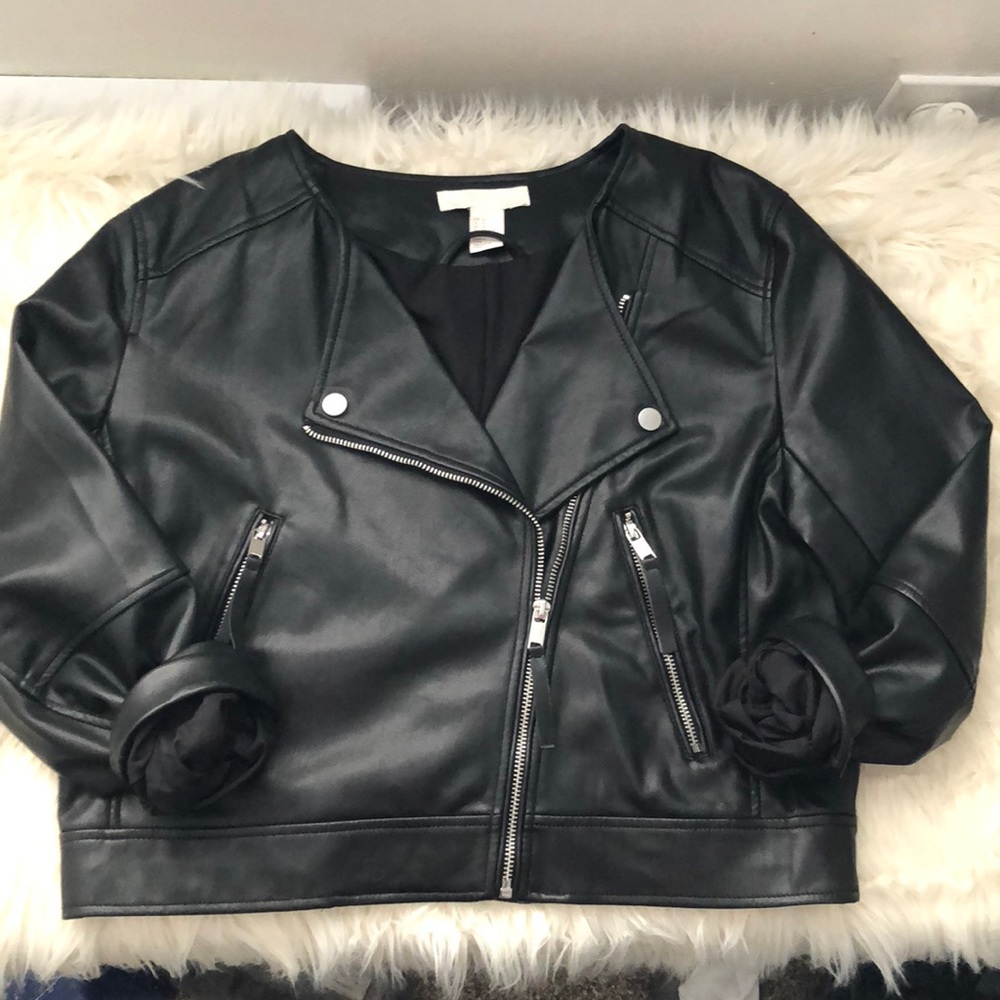 H&M leather jacket